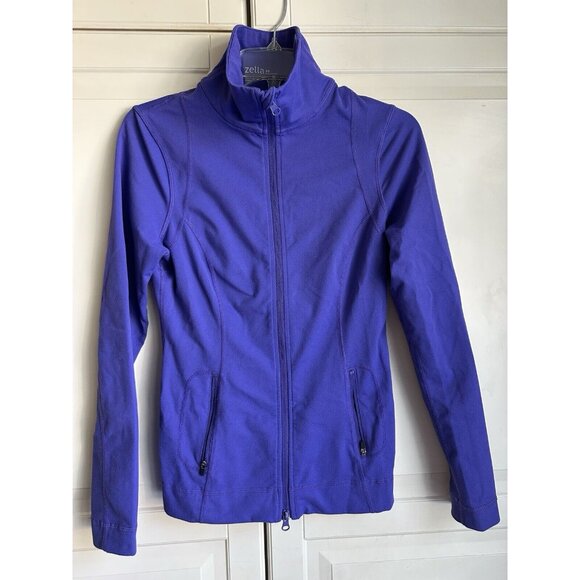 Zella‎ Full Zip Track Jacket Purple Womens XS Extra Small - Picture 1 of 10